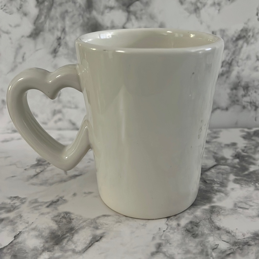 William Sonoma Heart Handle coffee mug - Picture 2 of 5
